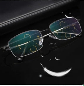 Dual-Use Reading Glasses for Men - Long Distance Presbyopia Eyewear