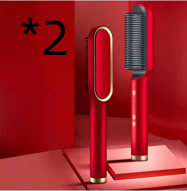 Hair Straightener Hot Comb Negative Ion Curling Tong