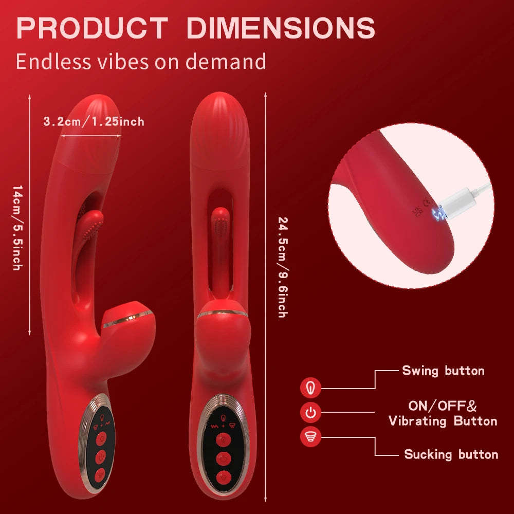 Touch-Responsive Silicone Wellness Massager - USB Rechargeable Personal Care Device