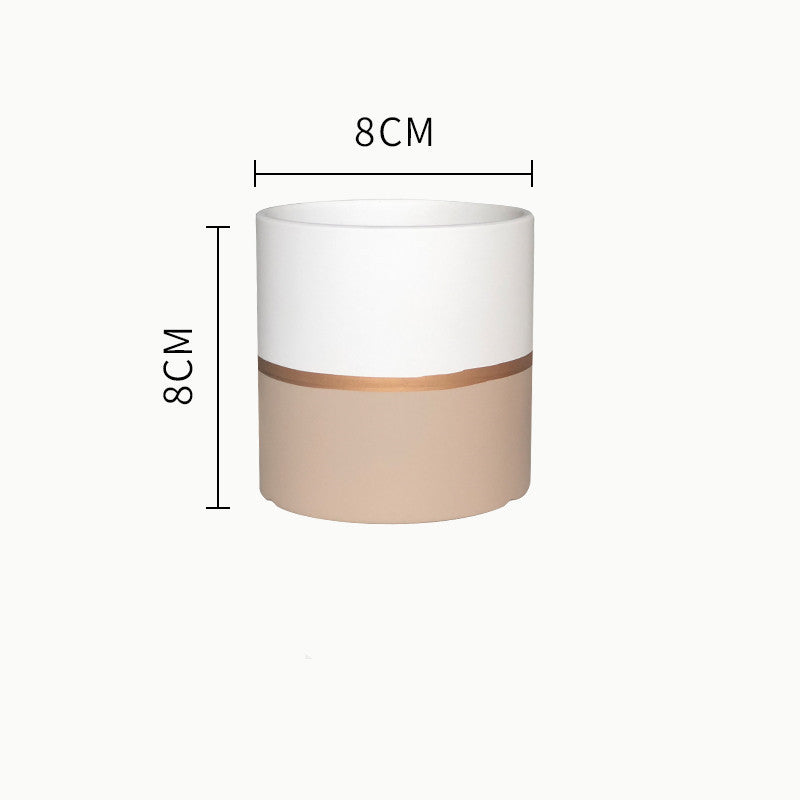 Succulent Planter Set - Creative Iron Art Flowerpot Combination for Home Decor (250g)