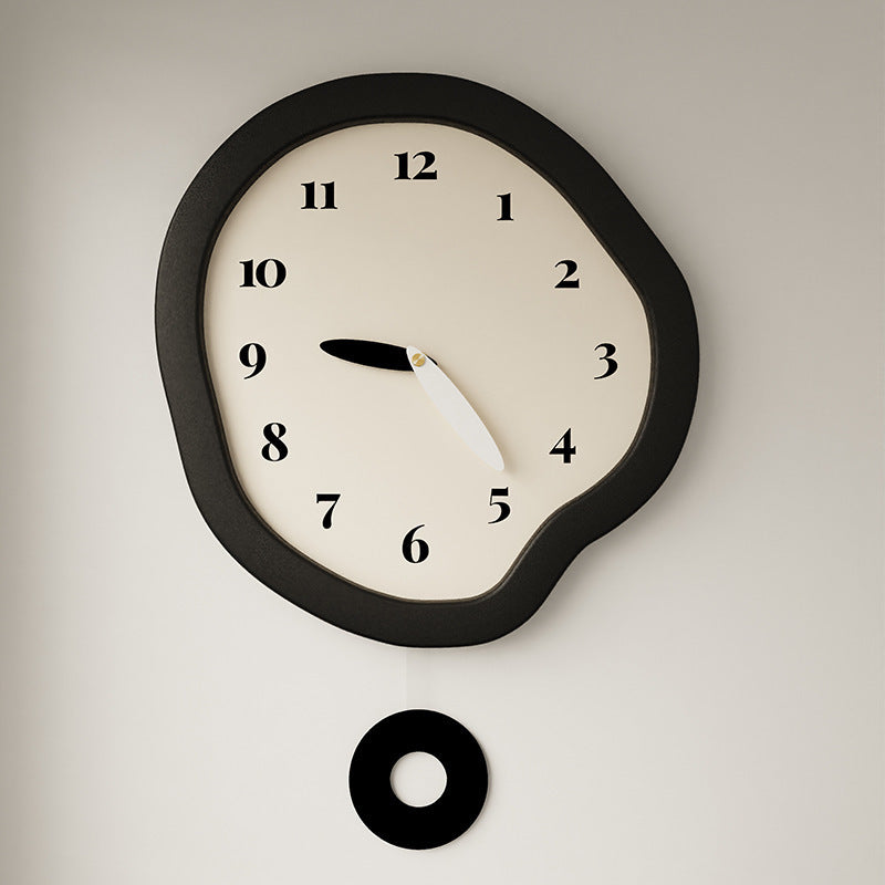 Creative Irregular Wall Clock - Modern Decorative Art Clock for Home (820g)