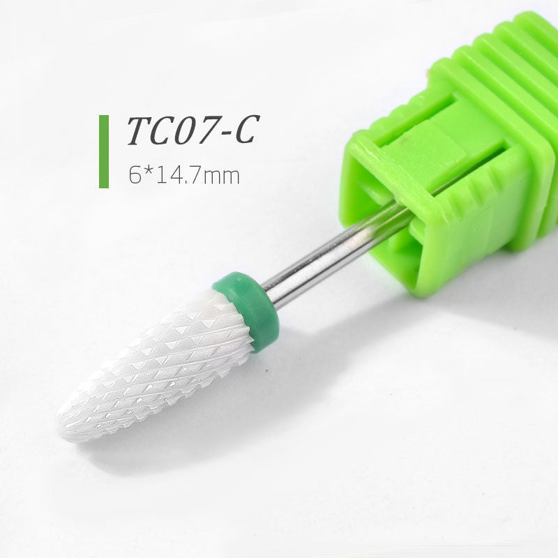 Ceramic Nail Drill Bit - Professional Polishing Bit for Gel Removal & Manicure (50g)