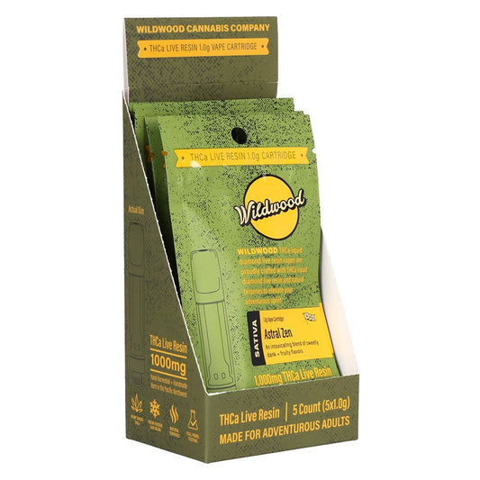 Wildwood THCA Cartridge 1g - Live Resin Liquid Diamond Vape | 5ct Display
