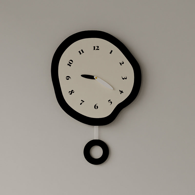 Creative Irregular Wall Clock - Modern Decorative Art Clock for Home (820g)