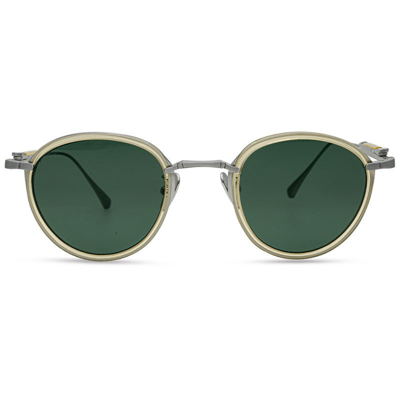 Vintage Round Frame Glasses - Retro Artistic Eyewear for Men & Women