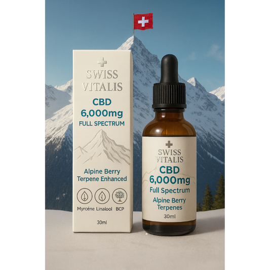 Swiss Vitalis CBD 6000mg – Full Spectrum Alpine Terpenes