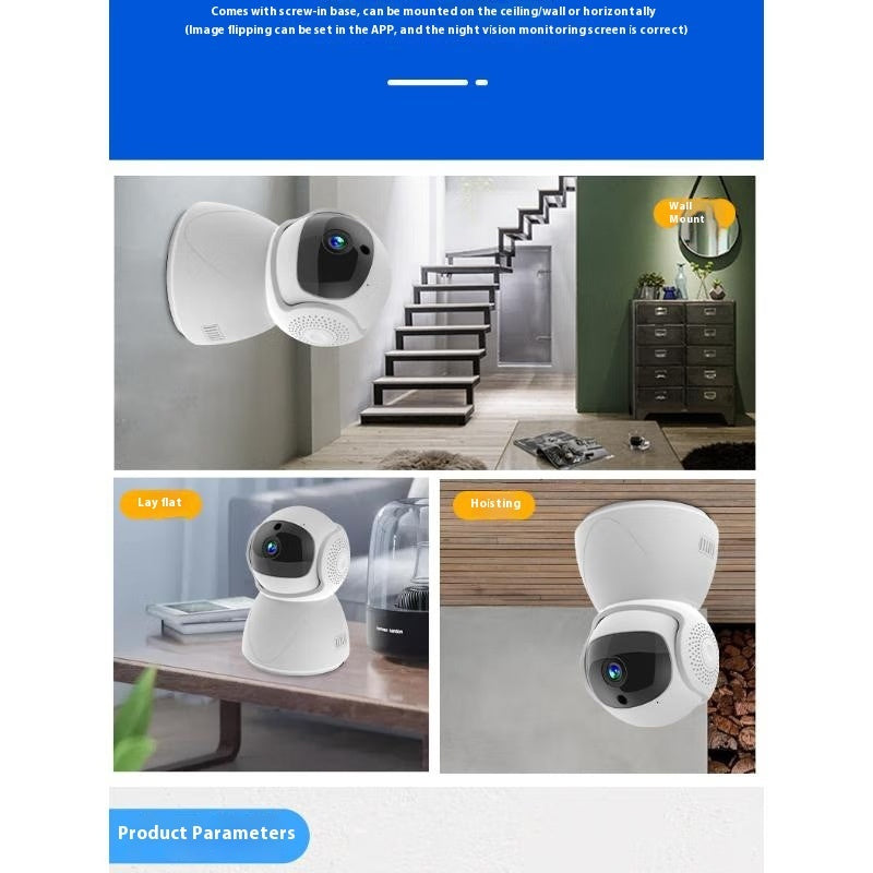 360 Degrees No Dead Angle Care Indoor And Outdoor Mobile Phone Remote Camera