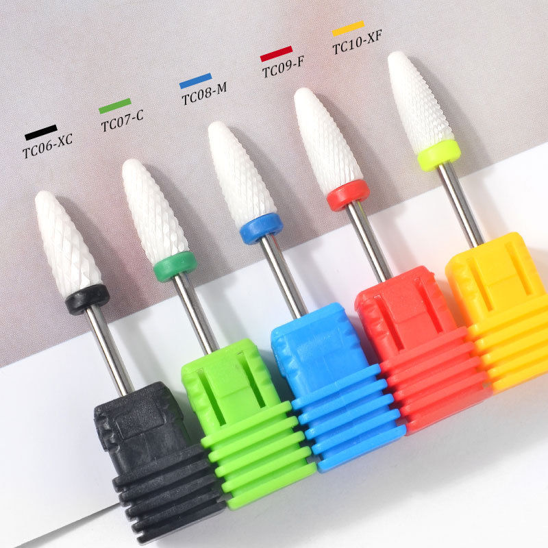 Ceramic Nail Drill Bit - Professional Polishing Bit for Gel Removal & Manicure (50g)
