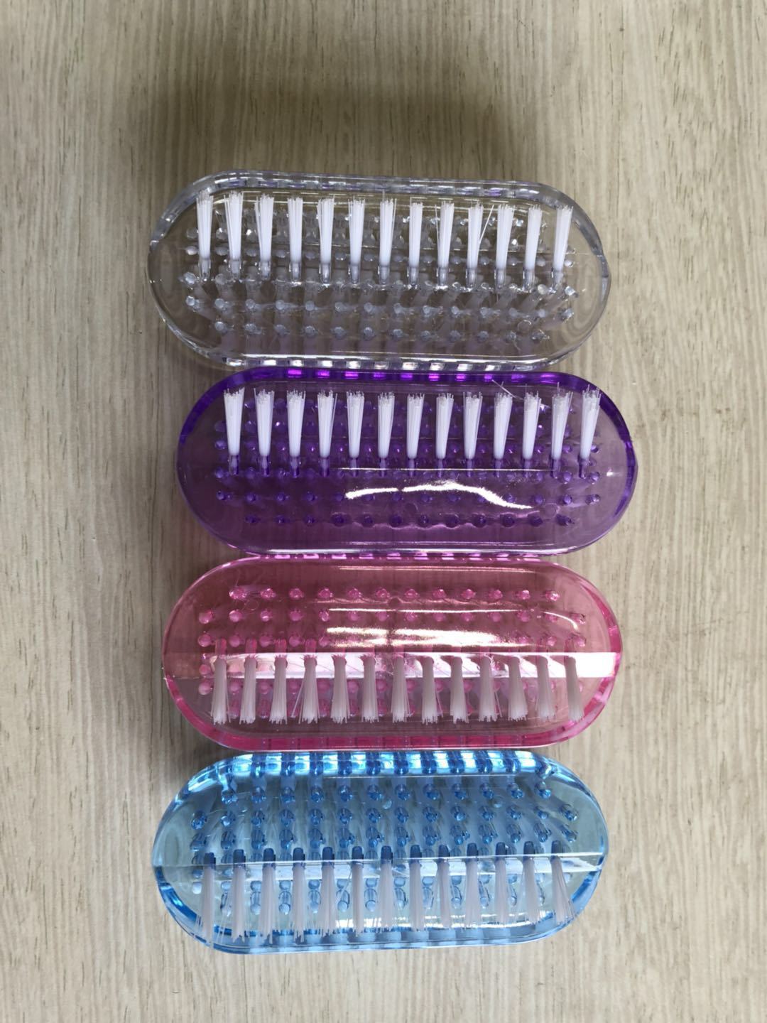 Nail Cleaning Brush - Multicolor Plastic Dust Brush for Manicure & Nail Art (56g)