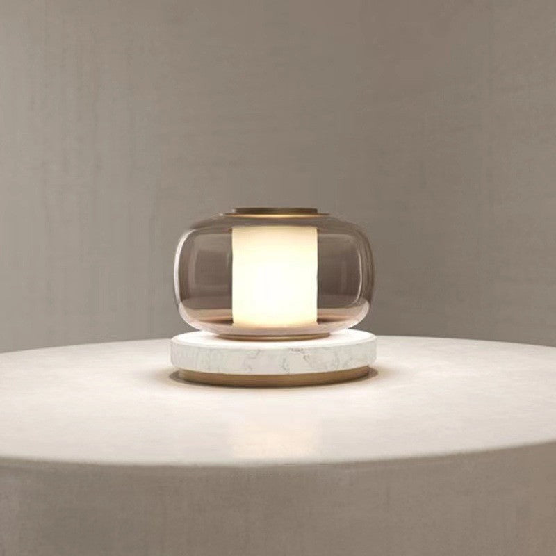 Modern Glass Desk Lamp - Minimalist Art Table Light for Home Office