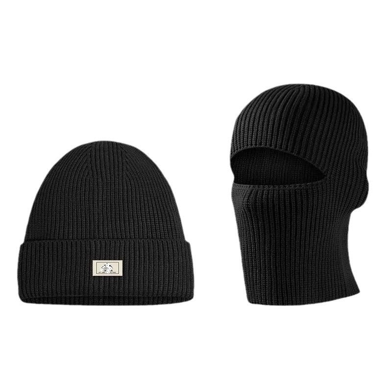 Men's Winter Balaclava - Thickened Warm Wool Hat Mask 2-in-1 for Outdoor (90g)