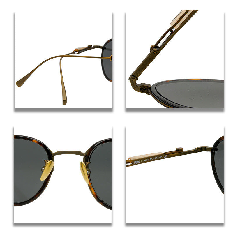 Vintage Round Frame Glasses - Retro Artistic Eyewear for Men & Women
