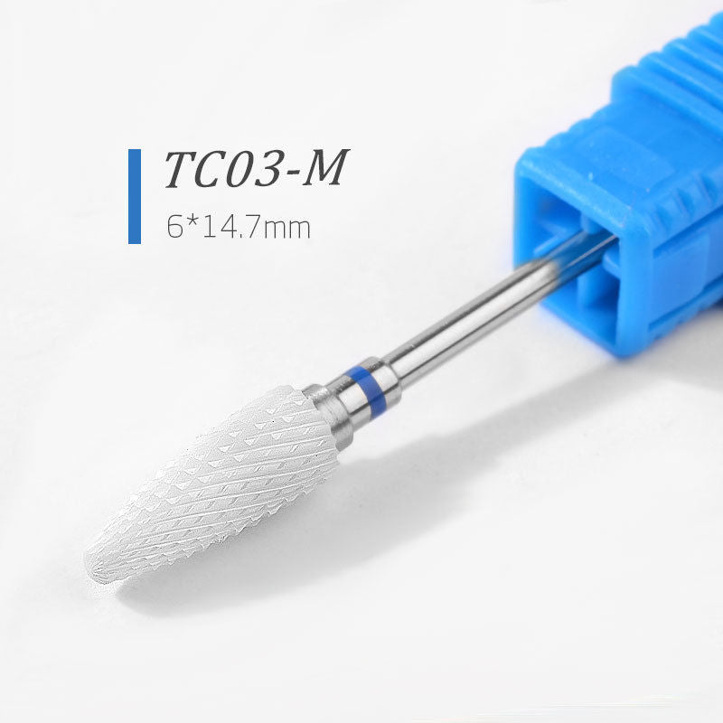 Ceramic Nail Drill Bit - Professional Polishing Bit for Gel Removal & Manicure (50g)