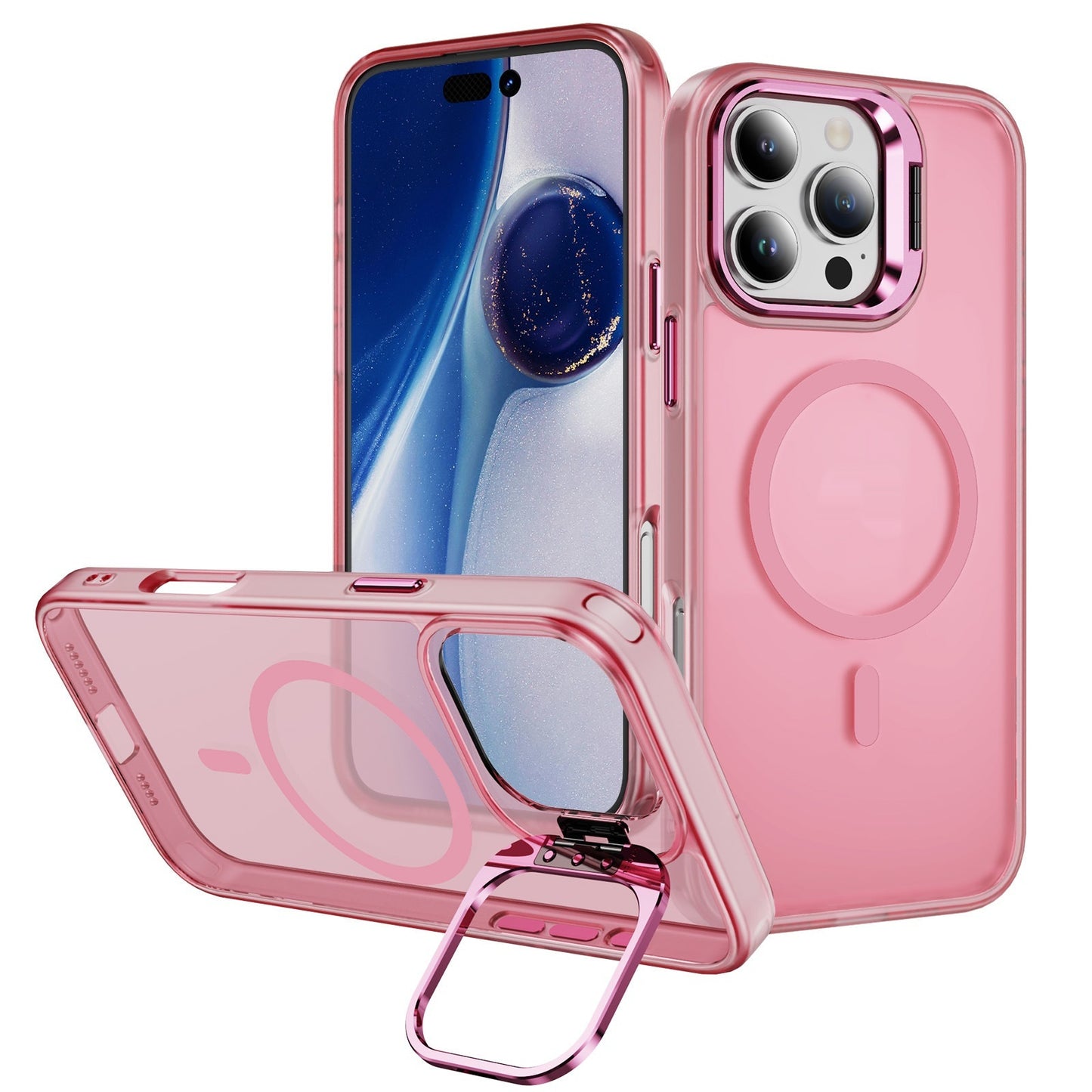 Magnetic Phone Case with Lens Bracket - Universal Camera Protection Cover