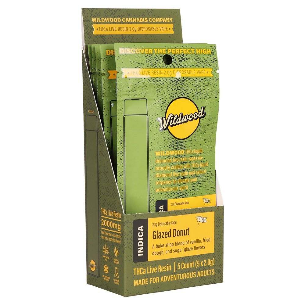 Wildwood Dispensary Grade Live Resin THCA Disposable | 2g | 5ct Display